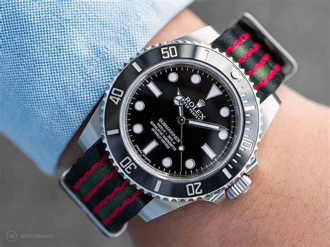 james bond rolex submariner nato strap|rolex submariner with rubber strap.